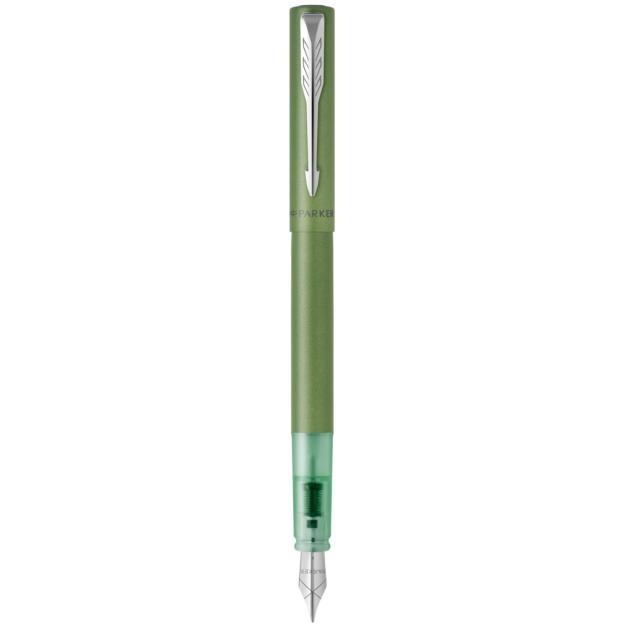 Ручка перова Parker VECTOR XL Metallic Green CT FP M