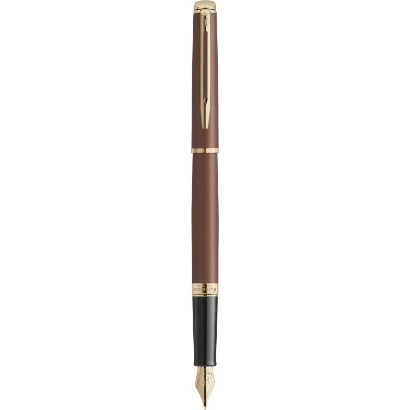 Ручка перова Waterman HEMISPHERE Metallic Copper Red GT FP F