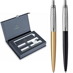 Набір ручок Parker JOTTER XL Matt Gold CT BP + Richmond Matt Black CT BP (2 кулькові ручки)