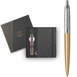 Подарунковий набір Parker JOTTER XL Matt Gold CT BP (кулькова ручка + блокнот Parker)