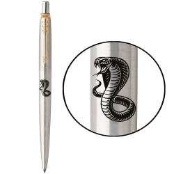 Ручка кулькова Parker JOTTER ZODIAC Stainless Steel GT BP Дерев'яна Змія