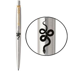 Ручка кулькова Parker JOTTER ZODIAC Stainless Steel GT BP Змія
