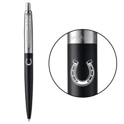 Кулькова ручка Parker JOTTER DESIGN Bond Street Black CT BP Підкова на щастя