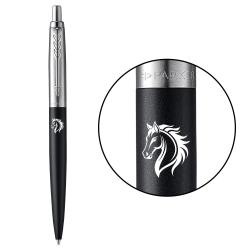 Ручка кулькова Parker JOTTER ZODIAC Bond Street Black CT BP Вогняний кінь