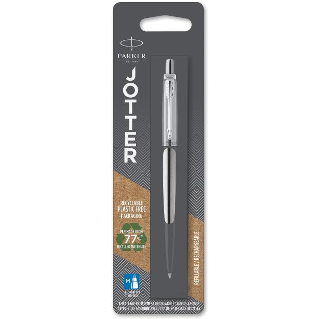 Ручка шариковая Parker JOTTER Stainless Steel CT BP (блистер)