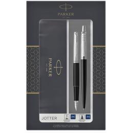Подарочный набор Parker JOTTER Bond Street Black CT (перьевая + шариковая)