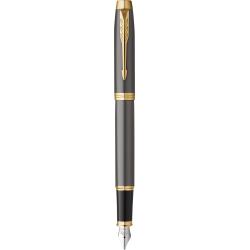Ручка перова Parker IM Grey Lacquer GT FP M