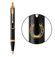 Ручка кулькова Parker IM DESIGN Black GT BP Підкова на щастя