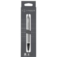 Ручка шариковая Parker IM Stainless Steel CT BP (блистер)