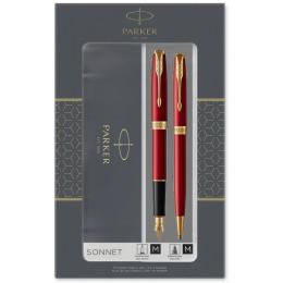 Набор Parker SONNET Intense Red GT FP+BP (перьевая и шариковая ручка)