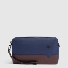 Клатч Piquadro MARCEL (W138) Blue-Dark Brown AC4221W138_BLUTM