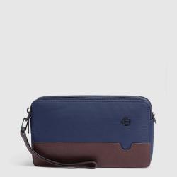 Клатч Piquadro MARCEL (W138) Blue-Dark Brown AC4221W138_BLUTM