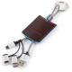 Брелок з USB micro-USB Lightning Piquadro BLUE SQUARE (B2) Cognac AC4236B2_MO