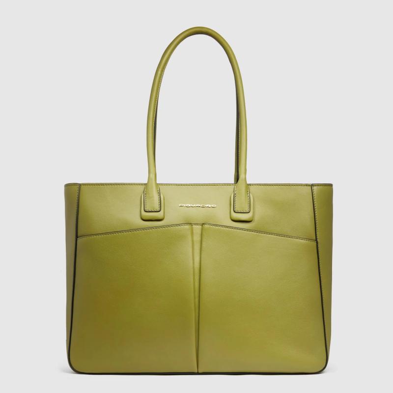 Сумка для ноутбука 15.6  Piquadro ASHLEY (W134) Green BD6538W134_VE