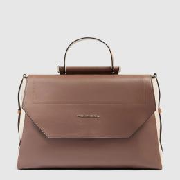Женская сумка Piquadro CIRCLE (W92) Brown-Beige BD6778W92_MBE