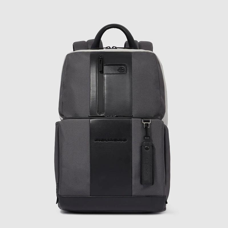 Рюкзак для ноутбука 14  Piquadro BRIEF 2 SPECIAL (BR2S) Grey-Black CA3214BR2S_GRN