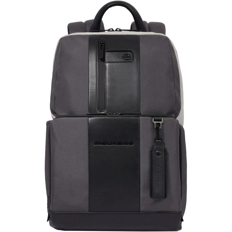 Рюкзак для ноутбука 14 Piquadro Brief (BR) Grey-Black CA3214BR2_GRN