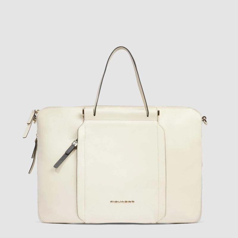 Сумка для ноутбука 15,6  Piquadro CIRCLE (W92) White CA4021W92_BI