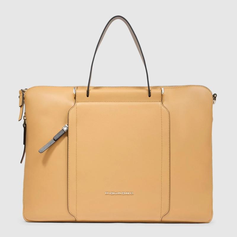 Сумка для ноутбука 15,6 Piquadro CIRCLE (W92) Yellow-Beige CA4021W92_GBE