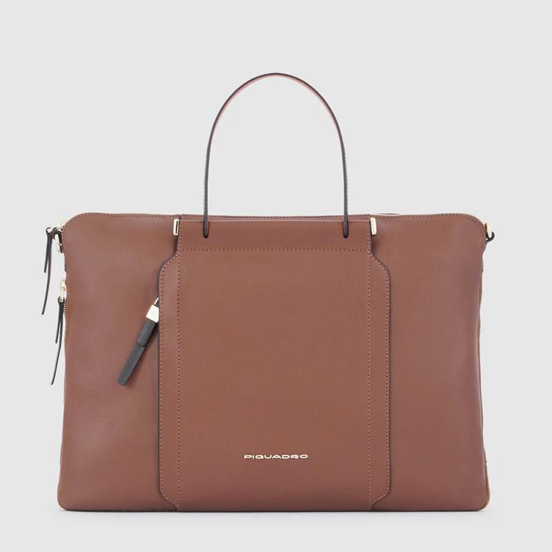 Сумка для ноутбука 15.6 Piquadro CIRCLE (W92) Brown-Orange CA4021W92_MAR