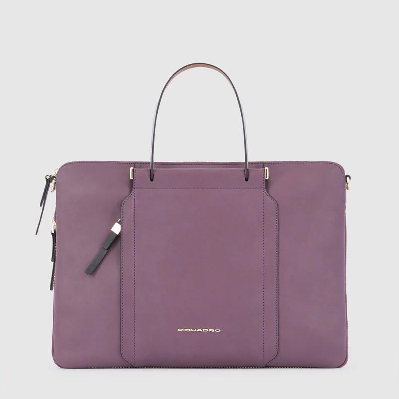 Сумка для ноутбука 15.6 Piquadro CIRCLE (W92) Purple-Tobacco CA4021W92_VICU
