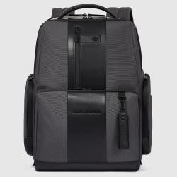 Рюкзак для ноутбука 15,6″ Piquadro BRIEF 2 SPECIAL (BR2S) Grey-Black CA4532BR2S_GRN