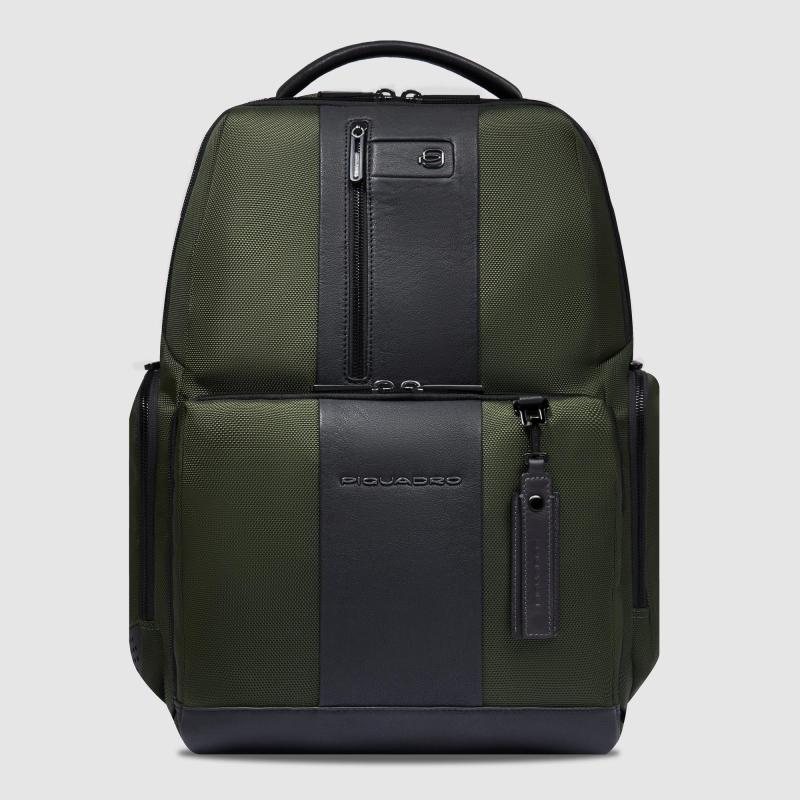 Рюкзак для ноутбука 15,6 Piquadro BRIEF (BR) Green CA4532BR2_VE2