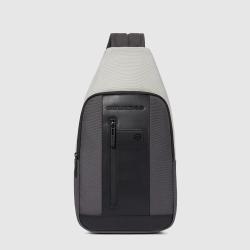 Сумка-слінг Piquadro BRIEF 2 SPECIAL (BR2S) Grey-Black CA4536BR2S_GRN