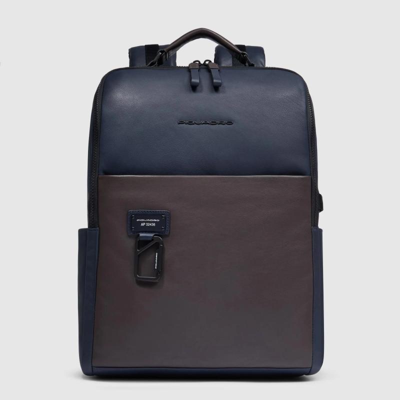 Рюкзак для ноутбука 15.6 Piquadro HARPER (AP) Blue-Dark Brown CA4818AP_BLUTM