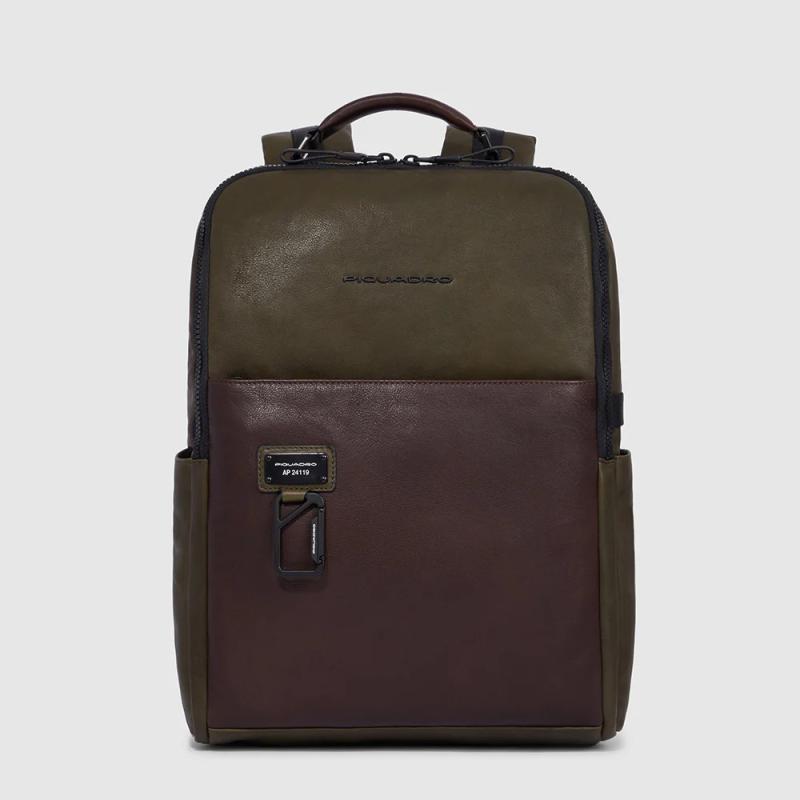 Рюкзак для ноутбука 15,6 Piquadro HARPER (AP) Green-Brown CA4818AP_VETM