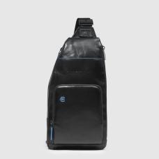 Сумка-слінг Piquadro BLUE SQUARE (B2) Black CA5577B2-N