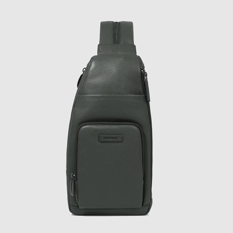 Сумка-слінг Piquadro MODUS RESTYLING (MOS) Green CA5577MOS_VE3