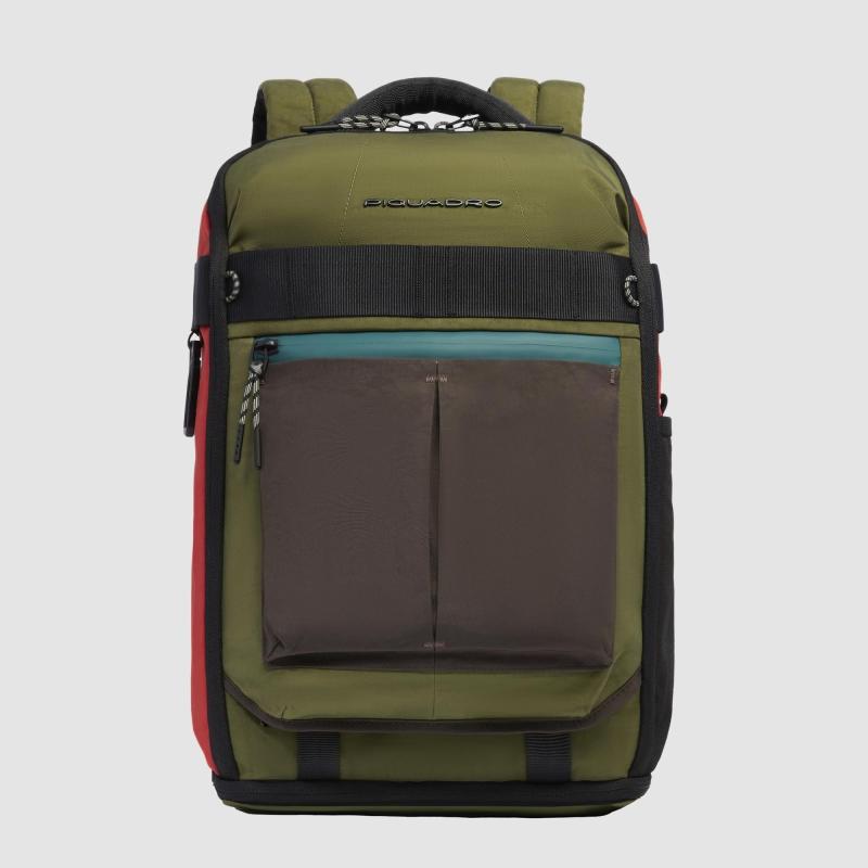 Рюкзак для ноутбука 14  Piquadro ARNE (S125) Green-Orange CA5999S125_VEAR