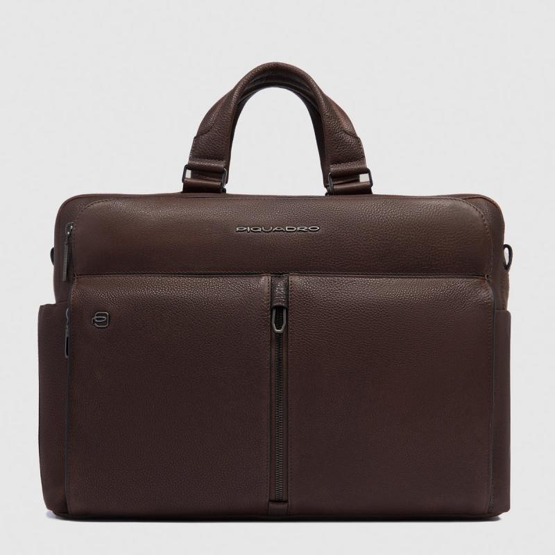 Сумка для ноутбука 15.6  Piquadro HEDLEY (W130) Dark Brown CA6025W130_TM