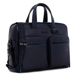 Сумка для ноутбука 15.6″ Piquadro B2 REVAMP (B2V) Blue CA6026B2V_BLU