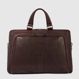 Сумка для ноутбука 15.6″ Piquadro CARL (S129) Dark Brown CA6026S129_TM