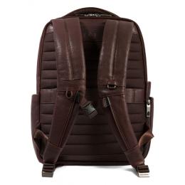 Рюкзак для ноутбука 15,6″ Piquadro CARL (S129) Dark Brown CA6300S129_TM