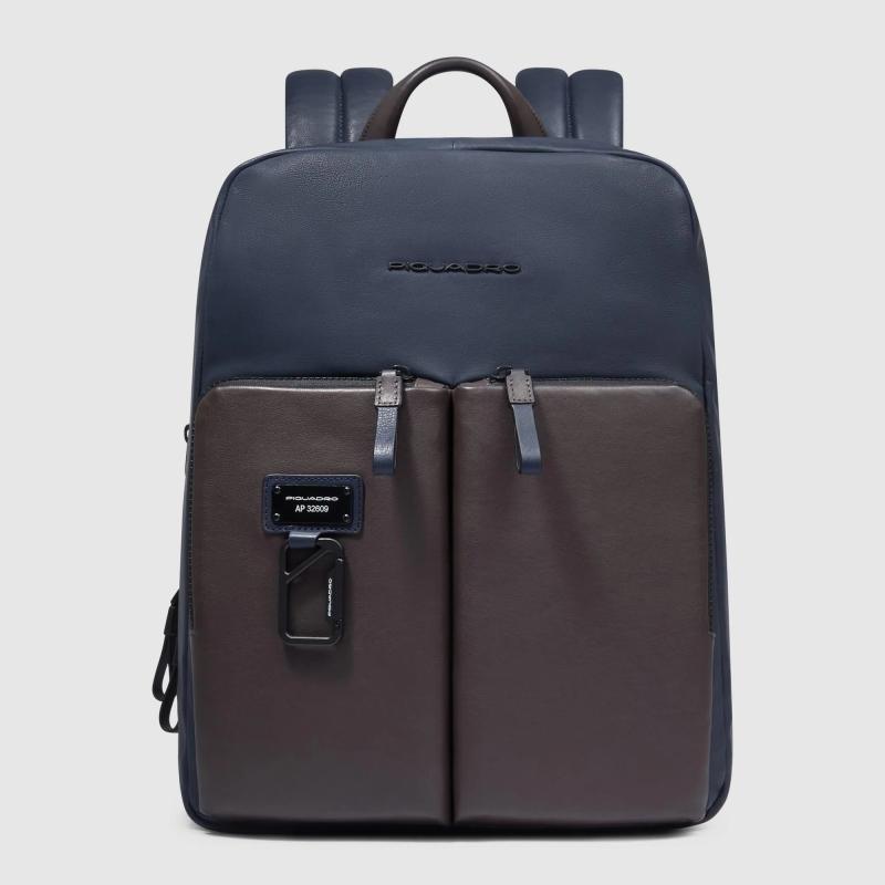 Рюкзак для ноутбука 14 Piquadro HARPER (AP) Blue-Dark Brown CA6311AP_BLUTM