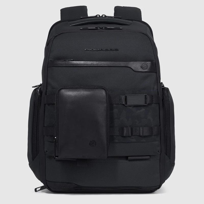 Дорожній рюкзак для ноутбука 15,6  Piquadro FX (FX) Black CA6318FXBM_N