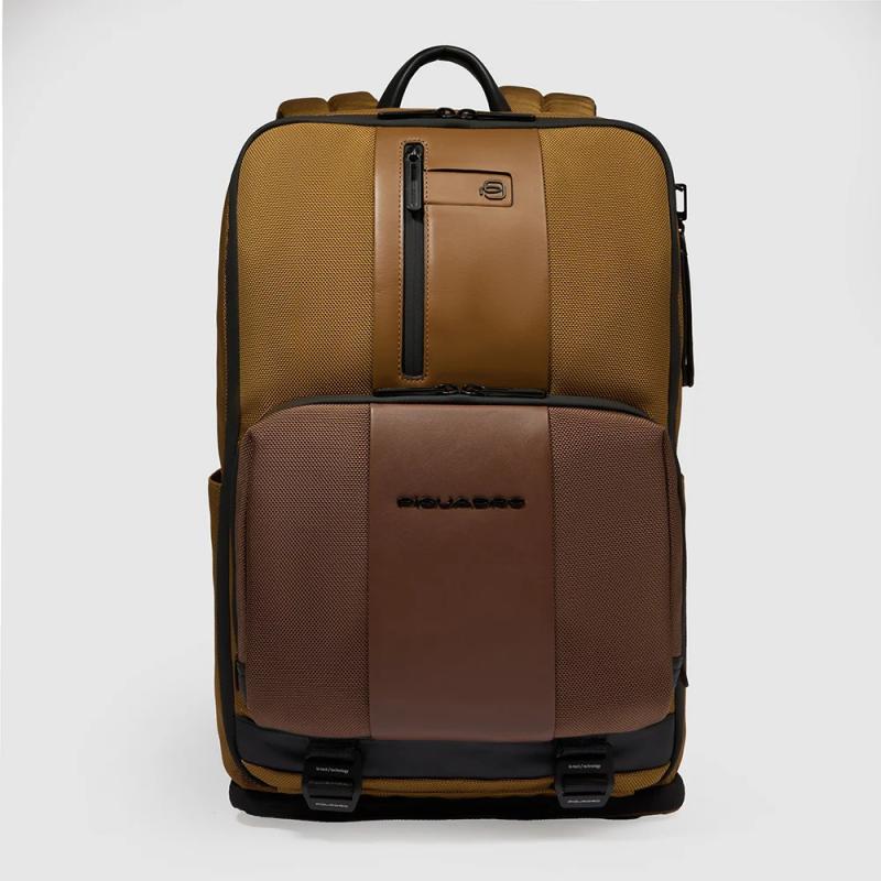 Дорожній рюкзак для ноутбука 15,6 Piquadro BRIEF 2 SPECIAL (BR2S) Grey-Black CA6375BR2S_GRN