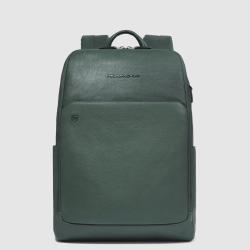 Рюкзак для ноутбука 14″ Piquadro BLACK SQUARE (B3) Green-Green CA6501B3_VEVE