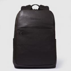 Рюкзак для ноутбука 15,6″ Piquadro BLACK SQUARE (B3) Dark Brown CA6503B3_TM