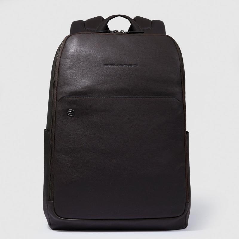 Рюкзак для ноутбука 15,6 Piquadro BLACK SQUARE (B3) Dark Brown CA6503B3_TM
