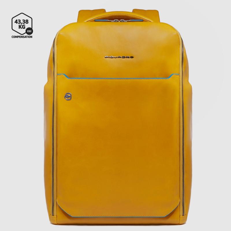 Рюкзак для ноутбука 15.6  Piquadro BLUE SQUARE (B2) Yellow CA6593B2-G