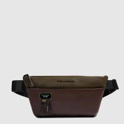 Сумка на пояс Piquadro HARPER (AP) Green-Brown CA6881AP_VETM