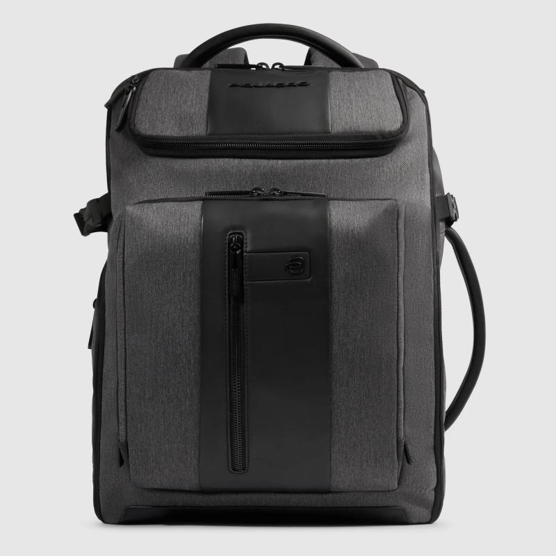 Дорожній рюкзак Piquadro Brief (BR) Grey-Black CA7046BR2_GRN