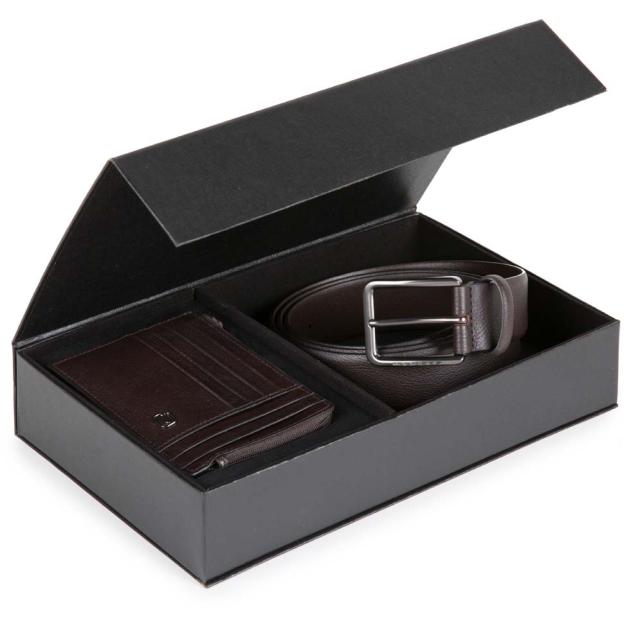 Подарочный набор Piquadro BLACK SQUARE (B3) Dark Brown CUBOX09B3R_TM