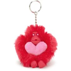 Брелок-мавпочка Kipling VALENTINE MONKEY Red Valentine M (3TV)