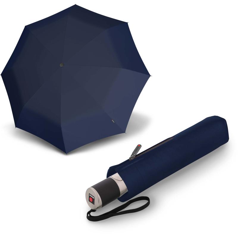 Парасолька-автомат Knirps C.241 Chrome Matt Medium Duomatic/Navy Kn95-8241-1201