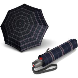 Парасолька-автомат Knirps T.200 Medium Duomatic/Check Navy Kn95 3201 5990